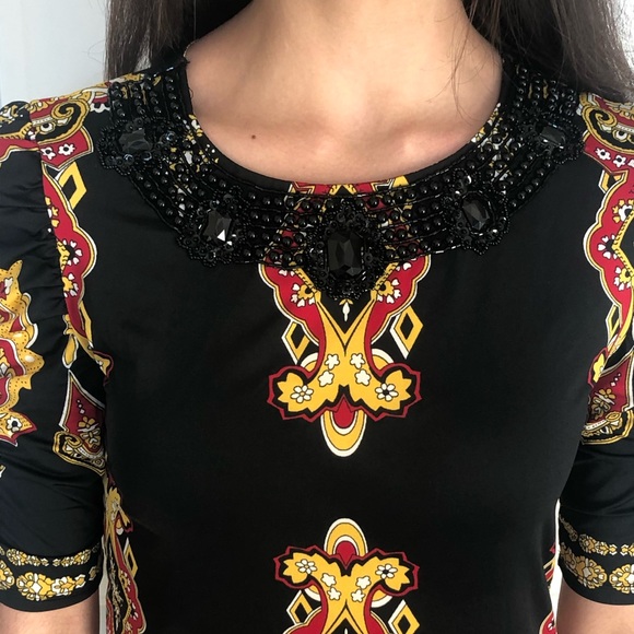 VINTAGE Mini Dress With Beading Detail🖤 - Picture 3 of 6